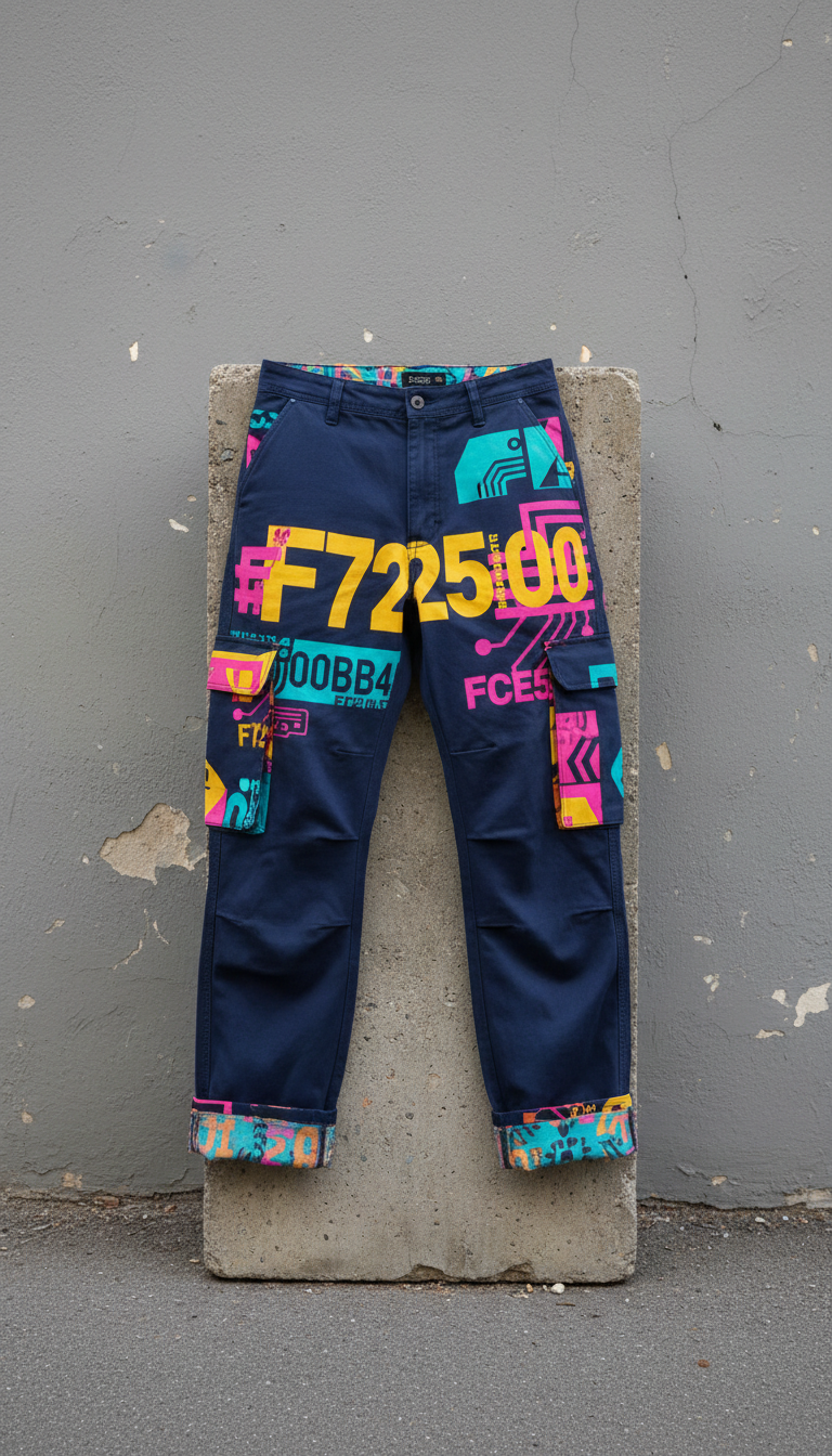 Metro Blue Cargo Pants
