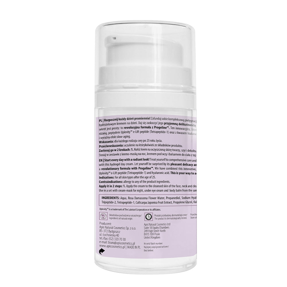 Apis Ageless Beauty Day Cream | Progeline Hydro‑Gel | 50 ml