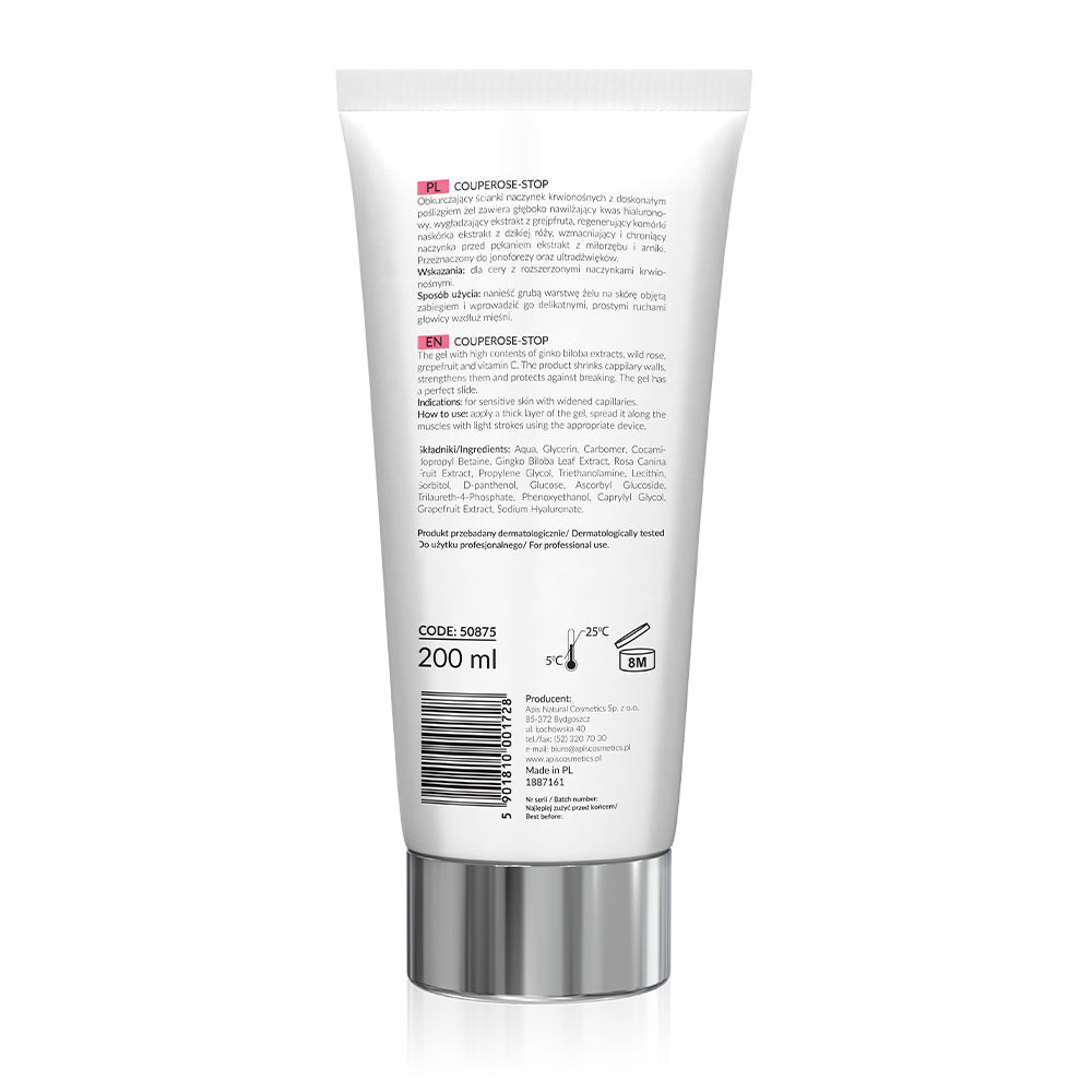 Apis Couperose‑Stop Ultrasound Gel for Sensitive & Capillary‑Prone Skin | 200 ml