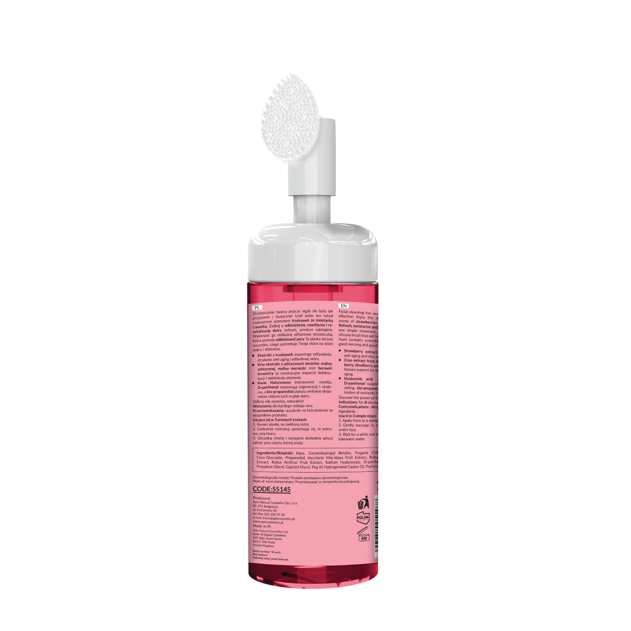 Apis Home Terapis Strawberry Facial Cleansing Foam | 150ml