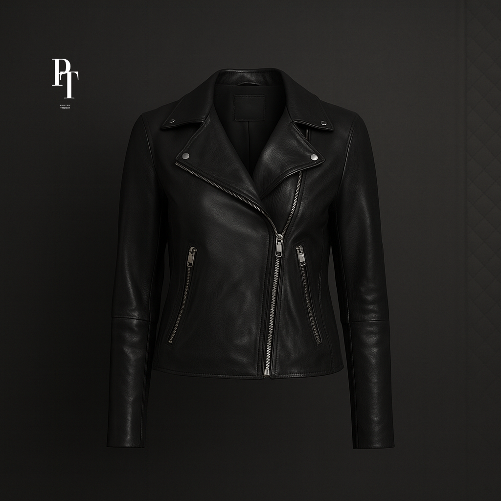 Slim - Fit leather Jacket for Women