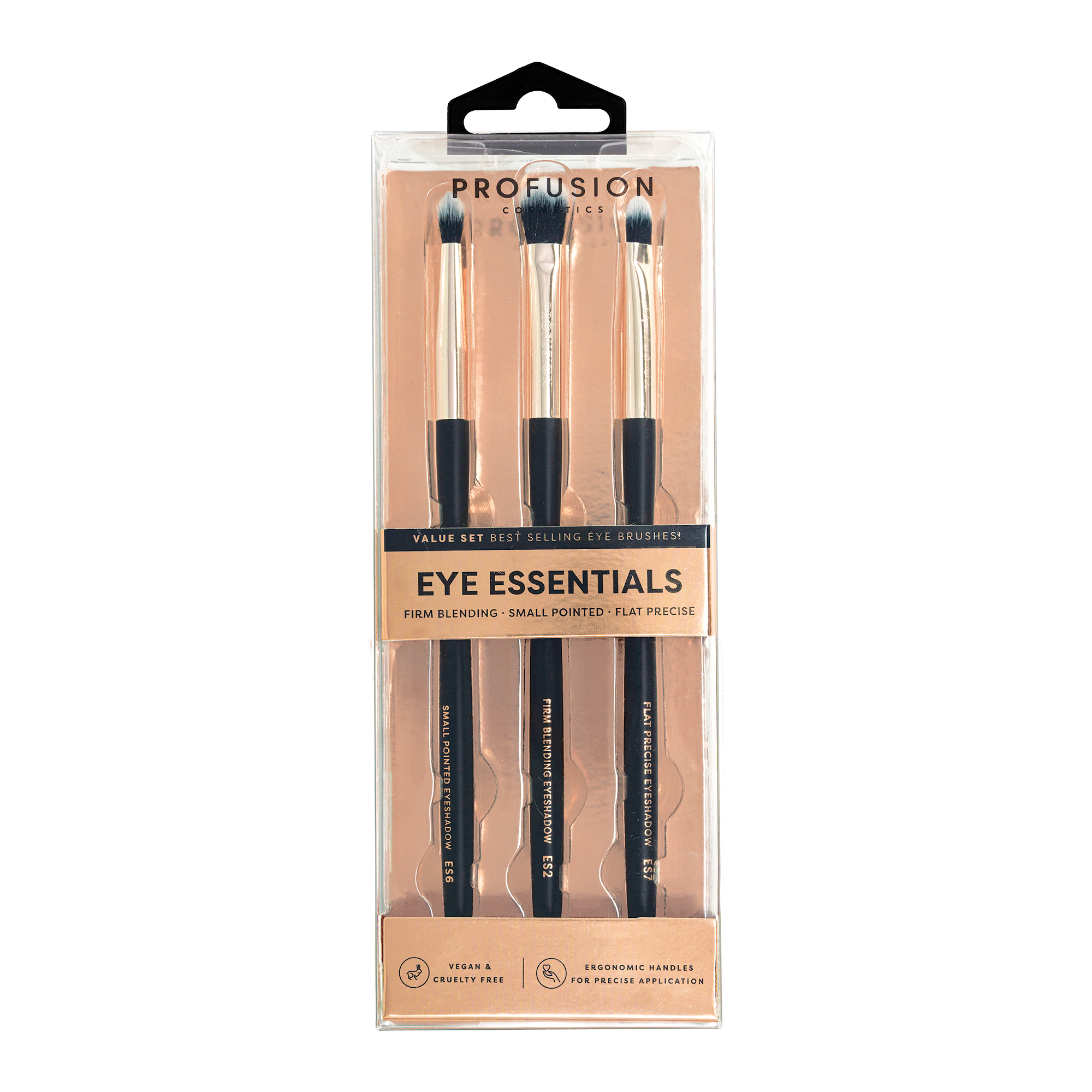 Eye Essentials - 3 PC Eye Brush Set